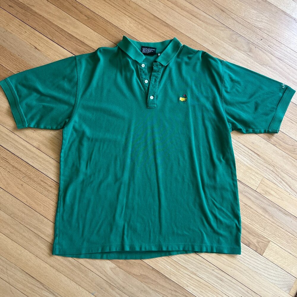 Men's Masters Collection Green Polo Shirt XL
